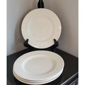 Pier 1 White New Essentials Classic Rimmed Salad Plate (Set of 4)
